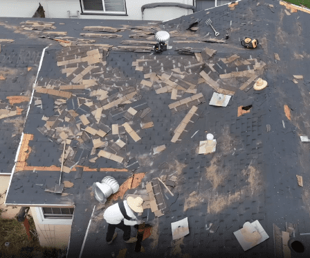 undergoing new roof replacement in san diego
